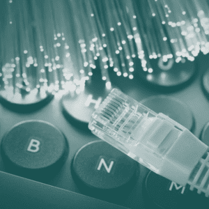 Fibre optics and ethernet cable