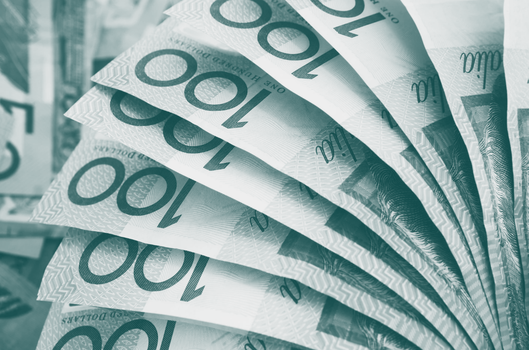 Bundle of Australian cash