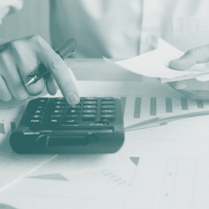 Adding bills on calculator
