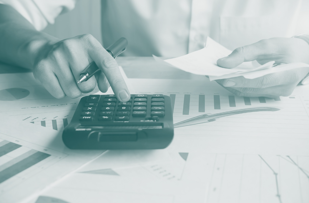 Adding bills on calculator