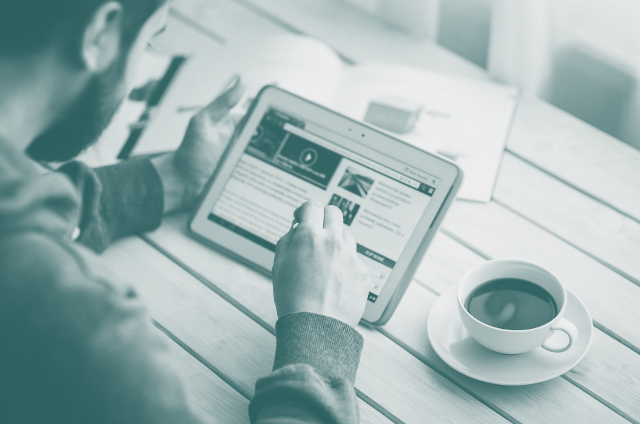 News on a tablet